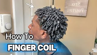 How To Do FINGER COILS in 5 Minutes [upl. by Yerkovich]