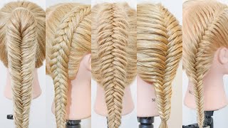 The Ultimate How To Fishtail Braid Tutorial  Fishtail Braid 6 Different Ways For Complete Beginners [upl. by Jessen142]