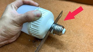 Great idea with old light bulbs Surprised millions of people  creation secret [upl. by Locin139]