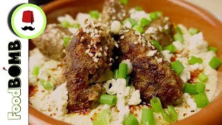 139 Kofte met Hummus en Feta Heerlijke combinatie  Foodbomb [upl. by Cherise952]