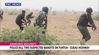 Police in Zamfara State Repel Bandits Attack on FuntuaGusau Highway [upl. by Carling]