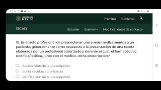 Examen SICAD COFEPRIS Febrero 2023 aprueba con 10 y obtén tu constancia a la primera ACTUALIZADO [upl. by Zebaj]