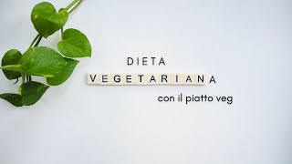 Dieta vegetariana da 1400 calorie  quotil piatto vegquot  balanceishappiness [upl. by Elimaj]