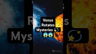 Fact Of Venus Rotates Backward 😲 space facts trivia [upl. by Aerdnek183]