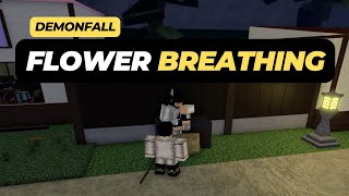 How to Get Flower Breathing Style  Kanao Location  Roblox Demonfall [upl. by Ingeborg43]