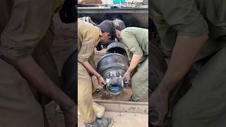 how to replace truck wheel drum and greasing complete process youtubeshorts foryou [upl. by Ileyan]