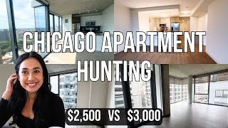 CHICAGO APARTMENT HUNTING W PRICES  2500 vs 3000 [upl. by Odrareve]