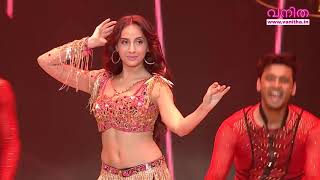 Dancing Queen NORA FATEHI glamorous Performance  Vanitha Film Awards 2020 Part 26 [upl. by Carnay]