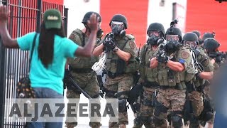 Rights groups slam Trump’s plan to arm US police with military gear [upl. by Eicnan877]