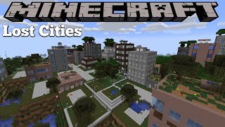 LOST CITIES MOD UPDATED  MINECRAFT 1152 MOD SHOWCASE [upl. by Cryan]