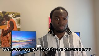 The Purpose Of Wealth Is Generosity  21 Biblical Financial Principles [upl. by Durston]