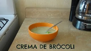 COMO PREPARAR CREMA DE BRÓCOLI  RECETA FÁCIL Y RÁPIDA [upl. by Beatriz]