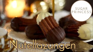 BESTES SCHOKOSPRITZGEBÄCK Nutellazungen Schokozungen einfach selber backen  Rezept Sugarprincess [upl. by Polly213]