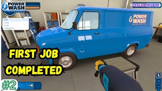 FINALLY FIRST JOB HUI COMPLETE😩😌 POWER WASH SIMULATOR GAMEPLAY 2 [upl. by Nialb]