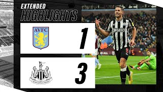 Aston Villa 1 Newcastle United 3  EXTENDED Premier League Highlights [upl. by Judsen629]