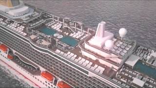 PampO Cruises  Animation of Britannia [upl. by Babette144]