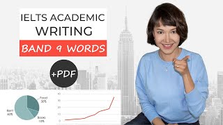 Band 9 IELTS Vocabulary for Academic Writing Task 1  PDF [upl. by Dunlavy]