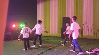 Boys Dance  Best Group Performance  Block Bazar Durga Puja  Dima Hasao Assam [upl. by Adelice]