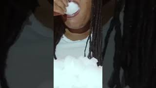 Asmr powdery ice only bites asmr asmrsounds powderyice humidifier frost shotrsvideo [upl. by Sexela890]