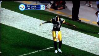 Antonio Browns touchdown dance video The best on YouTube [upl. by Ahsinauq]