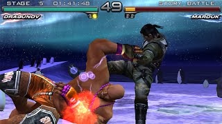 TAS Tekken 5  Dark Resurrection  Sergei Dragunov PSP [upl. by Danica]