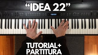 Cómo tocar IDEA 22 Gibrán ALCOCER  Tutorial  PARTITURA [upl. by Annairdua]