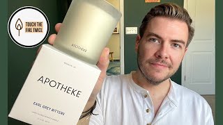 Earl Grey Bitters Candle Review amp Brand Intro  Apotheke Co  TouchTheFireTwice [upl. by Gabbert444]