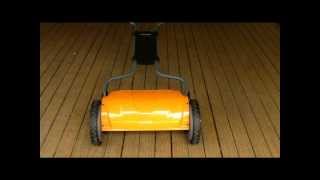 Fiskars StaySharp 17inch Reel Mower [upl. by Drhcir316]