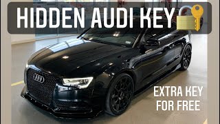 Your Audis HIDDEN SECRET KEY  Audi tips and secrets [upl. by Nolava255]