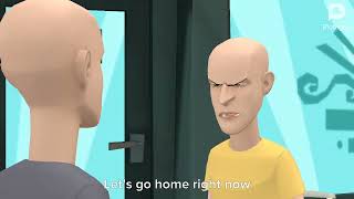 Classic Caillou And Little Bill Blow Up Pawilon Towarzyski And Get Grounded [upl. by Esihcoc]