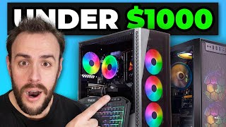 The 5 BEST Prebuilt Gaming PCs Under 1000 [upl. by Juana]