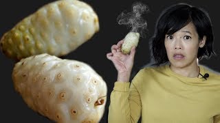 NONI  Vomit Cheese Puke Fruit TASTE Test  FRUITY FRUITS [upl. by Ikkiv]