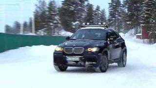 New BMW X6M Testing grounds in Arjeplog Sweden [upl. by Arlyn]