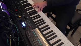 Rock sounds from VB3m Hammond B3 organ clone for iPadOS using a yamaha cp88 as master keyboard [upl. by Hafinah]