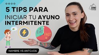 🤯5 TIPS PARA INICIAR EL AYUNO INTERMITENTE SIN PROBLEMA  CONOCES TU HAMBRE  Manu Echeverri [upl. by Alfonzo290]