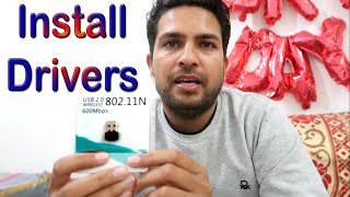 How to install 80211n USB WiFi Receiver by cd in English [upl. by Soisatsana]