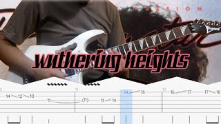 How to play  wuthering heightsPat Benatarguitar solo with tab lesson [upl. by Gilbart874]