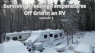 OFF GRID WINTER PREP  EP 3  Gutting our Trailer to Survive Freezing Temperatures [upl. by Florinda]