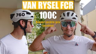 Casque Van Rysel FCR  excellent rapport qualitéprix [upl. by Eugatnom]