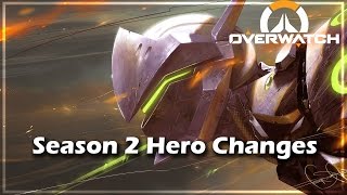 Overwatch Season 2 Hero Changes [upl. by Ahsenal189]