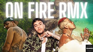 GEOLIER EMIS KILLA SFERA EBBASTA  ON FIRE RMX [upl. by Hilel]