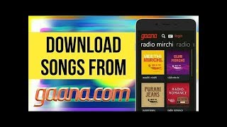 How to download Song From Gaana app [upl. by Liponis]