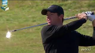 Golf Open  Rory McIlroys Awesome Golf Shots 2017 British Open Royal Birkdale [upl. by Chlo]