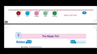 4th class english 5th Lesson Work book The Magic Fishpdf [upl. by Sesmar346]