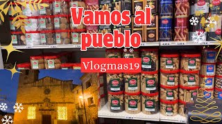 VAMOS al PUEBLO y COMPRAMOS GALLETAS ARTESANALES Hacemos un árbol de Último minutoVLOGMAS 2023 [upl. by Rutger]