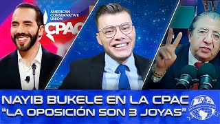 Bukele destroza a Soros y a la prensa corrupta en CPAC  Expone el declive de Estados Unidos [upl. by Halil]