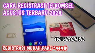 Registrasi Kartu Telkomsel 2024  Cara Aktivasi kartu Telkomsel 2024 [upl. by Stetson]