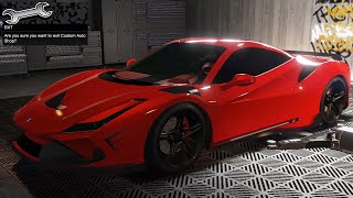 GTA 5 Online  Grotti Turismo Omaggio Ferrari F8 Tributo  DLC Vehicle Customization [upl. by Roye]