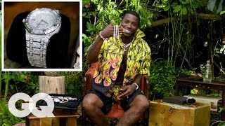 Gucci Mane Shows Off His Insane Jewelry Collection  On the Rocks  GQ [upl. by Dahs]