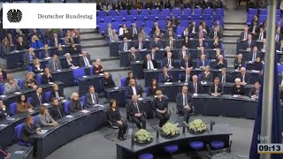 The German Bundestag Remembrance for the victims of National Socialism [upl. by Aihsatan636]